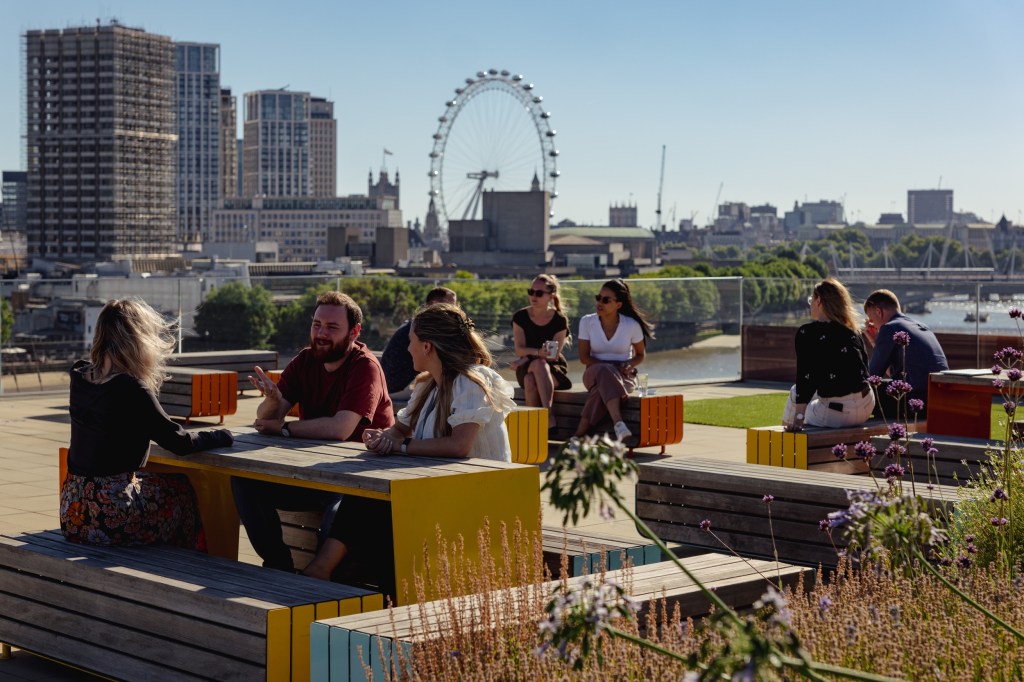 Hachette London roof terrace